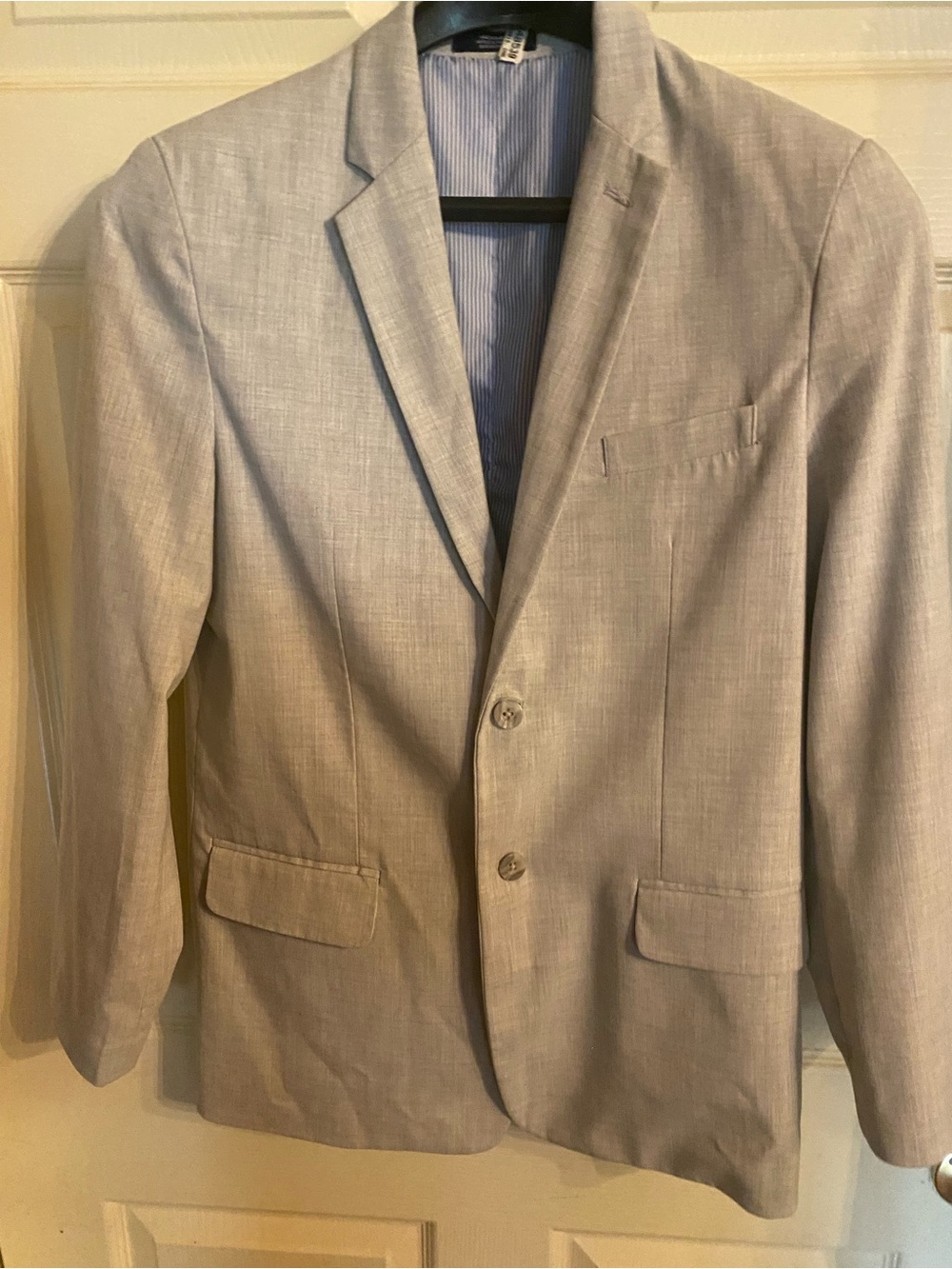 Izod Light Gray Men's Two-Button Sport Coat